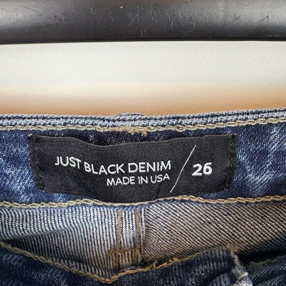 Just Black Denim Blue‎ Straight Jeans Size 26 - Picture 8 of 8
